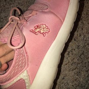 Pink Size 7 Polo Sneakers